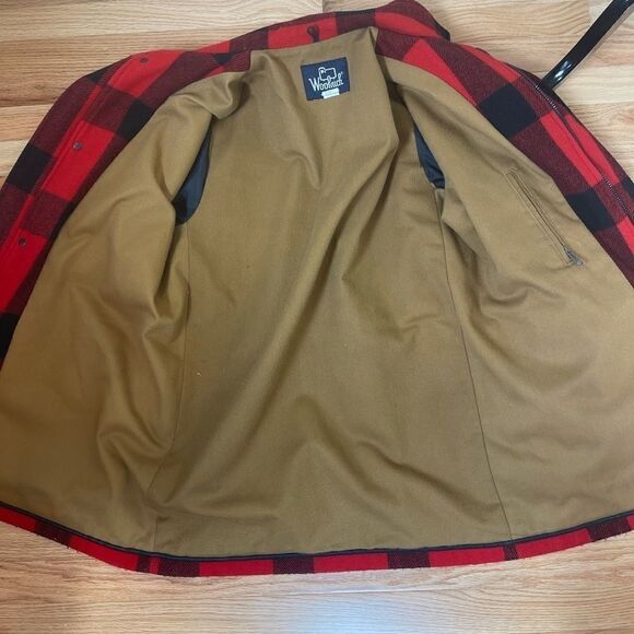 Woolrich Vintage Buffalo Plaid Hunting Coat Jacket - Picture 5 of 5